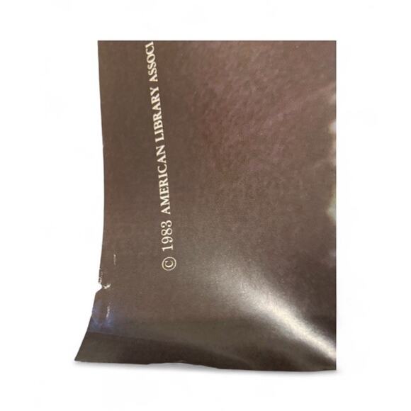 1983 YODA READ AND THE FORCE IS WITH YOU VINTAGE LIBRARY DISPLAY POSTER - Picture 3 of 5